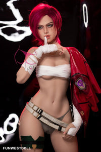 FunWest Doll 157cm (5ft2') C-Cup - Redhead Cosplay TPE Sex Doll [EU Stock] - Sophiemina