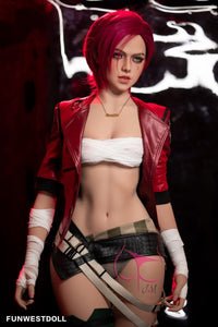 FunWest Doll 157cm (5ft2') C-Cup - Redhead Cosplay TPE Sex Doll [EU Stock] - Sophiemina