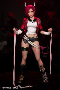 FunWest Doll 157cm (5ft2') C-Cup - Redhead Cosplay TPE Sex Doll [EU Stock] - Sophiemina