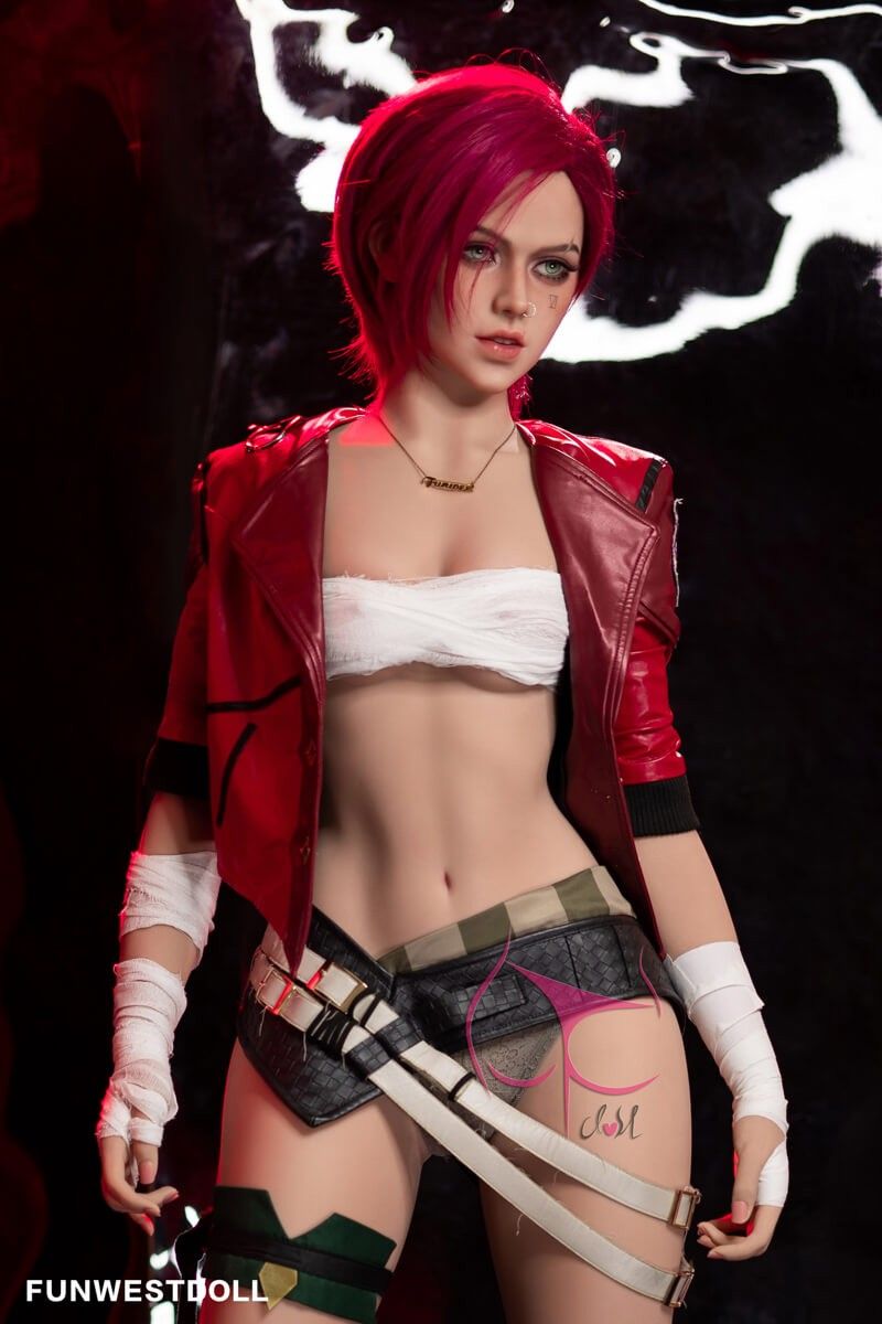 FunWest Doll 157cm (5ft2”) C-Cup - Redhead Cosplay TPE Sex Doll - In Stock | US Only