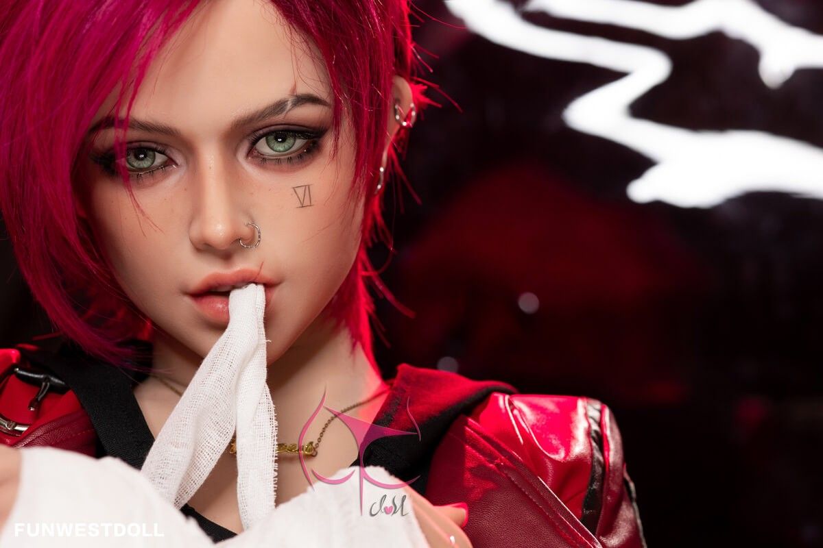 FunWest Doll 157cm (5ft2”) C-Cup - Redhead Cosplay TPE Sex Doll - In Stock | US Only