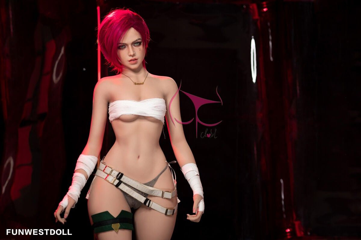 FunWest Doll 157cm (5ft2”) C-Cup - Redhead Cosplay TPE Sex Doll - In Stock | US Only