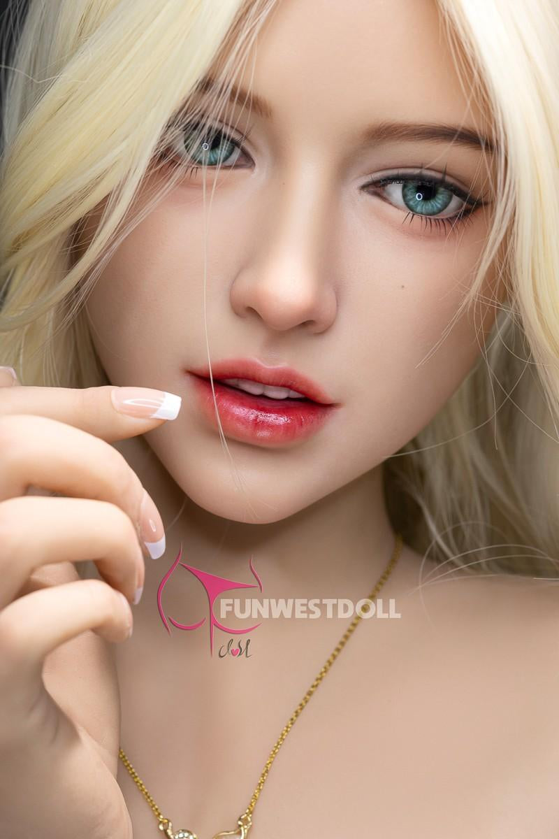 FunWest Doll 157cm (5ft2') G-Cup Best Blonde TPE Sex Doll with Hourglass Body - Chloe
