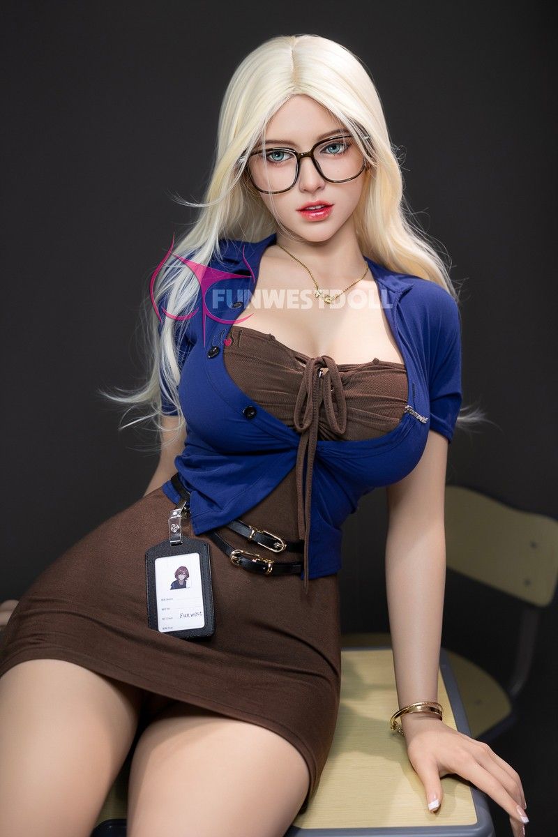 FunWest Doll 157cm (5ft2') G-Cup Best Blonde TPE Sex Doll with Hourglass Body - Chloe
