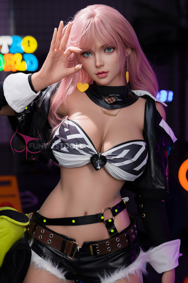 FunWest Doll 157cm (5ft2") Lovely Anime Silicone Sex Doll - G-Cup - Lily - In Stock | US Only