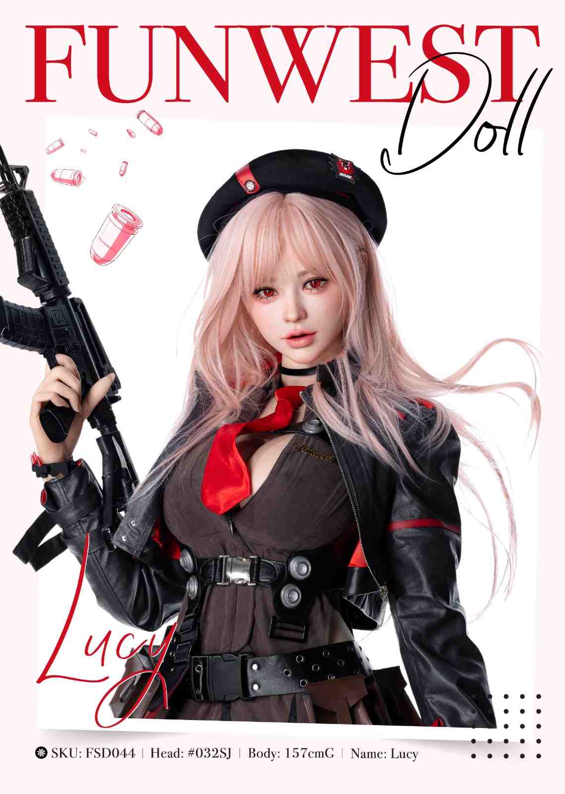 FunWest Doll 157cm (5ft2") ROS Realistic Silicone Sex Doll - G-Cup – Lucy