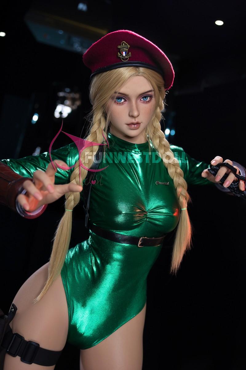 FunWest Doll 157cm (5ft2”) Street Fighter Anime Sex Doll - C-Cup - Cammy - In Stock | EU Only