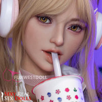159cm (5ft2') A-Cup Blonde Gamer TPE Sex Doll – Exquisite Asian [In Stock USA] - Alice, FunWest Doll, , Sexy Real Sex Dolls