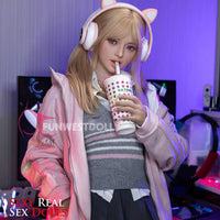 159cm (5ft2') A-Cup Blonde Gamer TPE Sex Doll – Exquisite Asian [In Stock USA] - Alice, FunWest Doll, , Sexy Real Sex Dolls