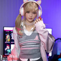 159cm (5ft2') A-Cup Blonde Gamer TPE Sex Doll – Exquisite Asian [In Stock USA] - Alice, FunWest Doll, , Sexy Real Sex Dolls