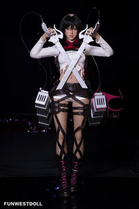 FunWest Doll 159cm (5ft2') A-Cup European Sex with Sex Doll - Chloe