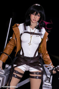 FunWest Doll 159cm (5ft2') A-Cup European Sex with Sex Doll - Chloe