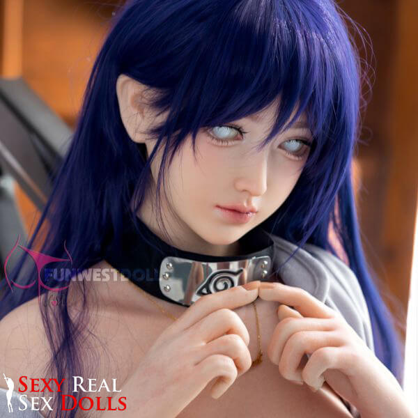 159cm (5ft2') A-Cup Hinata Hyūga Silicone Sex Doll – Fantasy Cosplay [In Stock USA] - Amy, FunWest Doll, , Sexy Real Sex Dolls