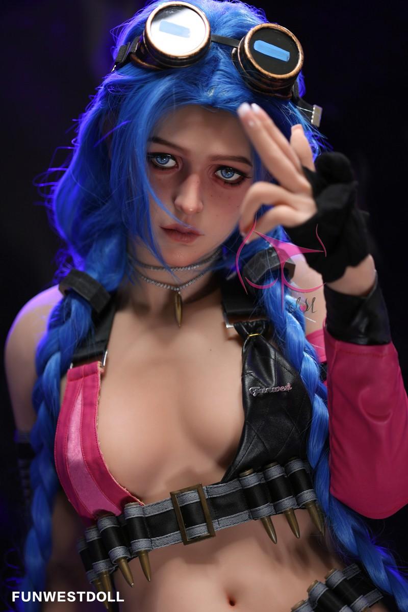 FunWest Doll 159cm (5ft2") A-Cup Jinx Cosplay Premium Tpe Sex Doll - Assos - In Stock | USA
