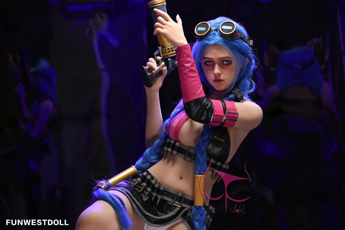 FunWest Doll 159cm (5ft2") A-Cup Jinx Cosplay Premium Tpe Sex Doll - Assos - In Stock | USA
