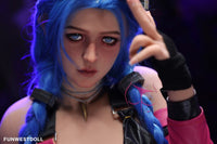 FunWest Doll 159cm (5ft2') A-Cup Jinx Cosplay Premium Tpe Sex Doll [EU Stock] - Assos