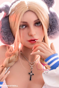FunWest Doll 159cm (5ft2') A-Cup Small Tits Irish Blonde Tpe SexDoll - Eudora