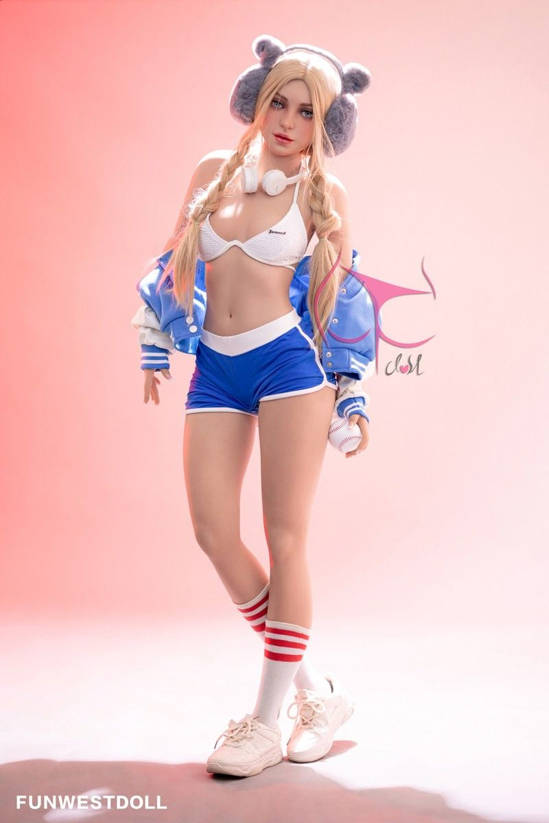 FunWest Doll 159cm (5ft2') A-Cup Small Tits Irish Blonde Tpe SexDoll - In Stock | US Only