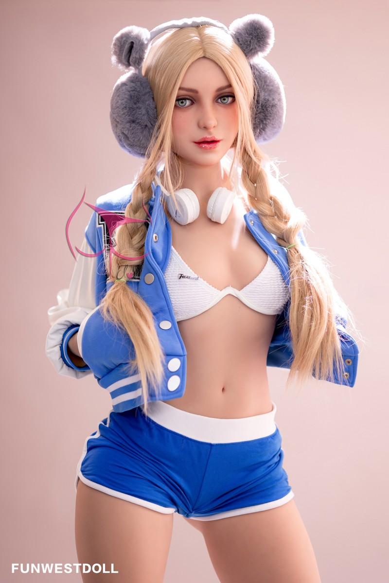 FunWest Doll 159cm (5ft2') A-Cup Small Tits Irish Blonde Tpe SexDoll - In Stock | US Only