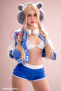 FunWest Doll 159cm (5ft2') A-Cup Small Tits Irish Blonde Tpe SexDoll - In Stock | US Only