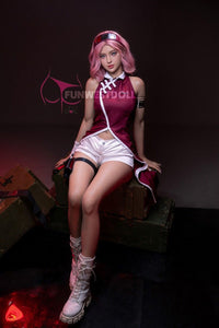 FunWest Doll 159cm (5ft2') A-Cup Wonderland Pink Hair Anime Sex Doll [EU Stock] - Alice