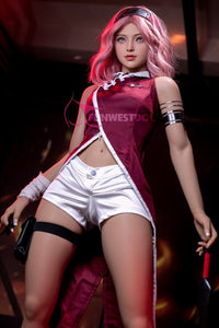FunWest Doll 159cm (5ft2') A-Cup Wonderland Pink Hair Anime Sex Doll [EU Stock] - Alice