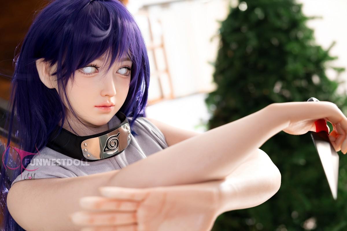 FunWest Doll 159cm (5ft2") Hinata Hyūga Silicone Sex Doll – Fantasy Cosplay - A-Cup - In Stock | EU Only