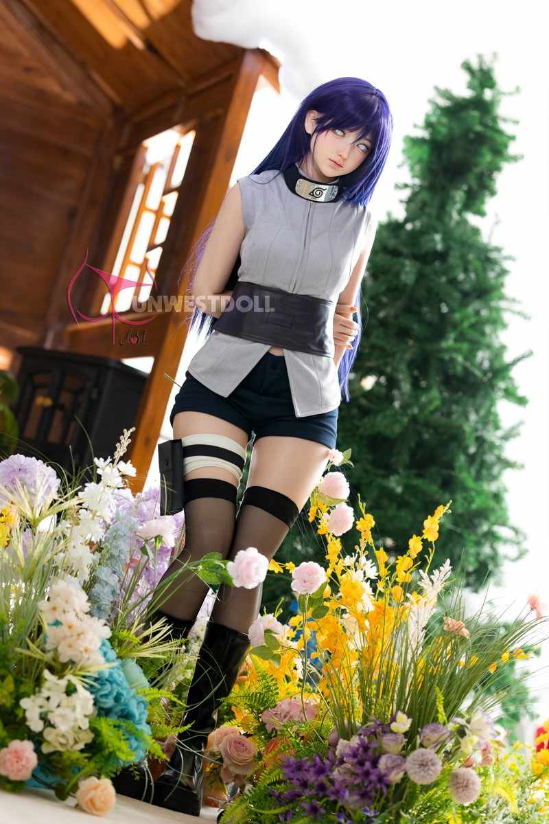 FunWest Doll 159cm (5ft2") Hinata Hyūga Silicone Sex Doll – Fantasy Cosplay - A-Cup - In Stock | EU Only