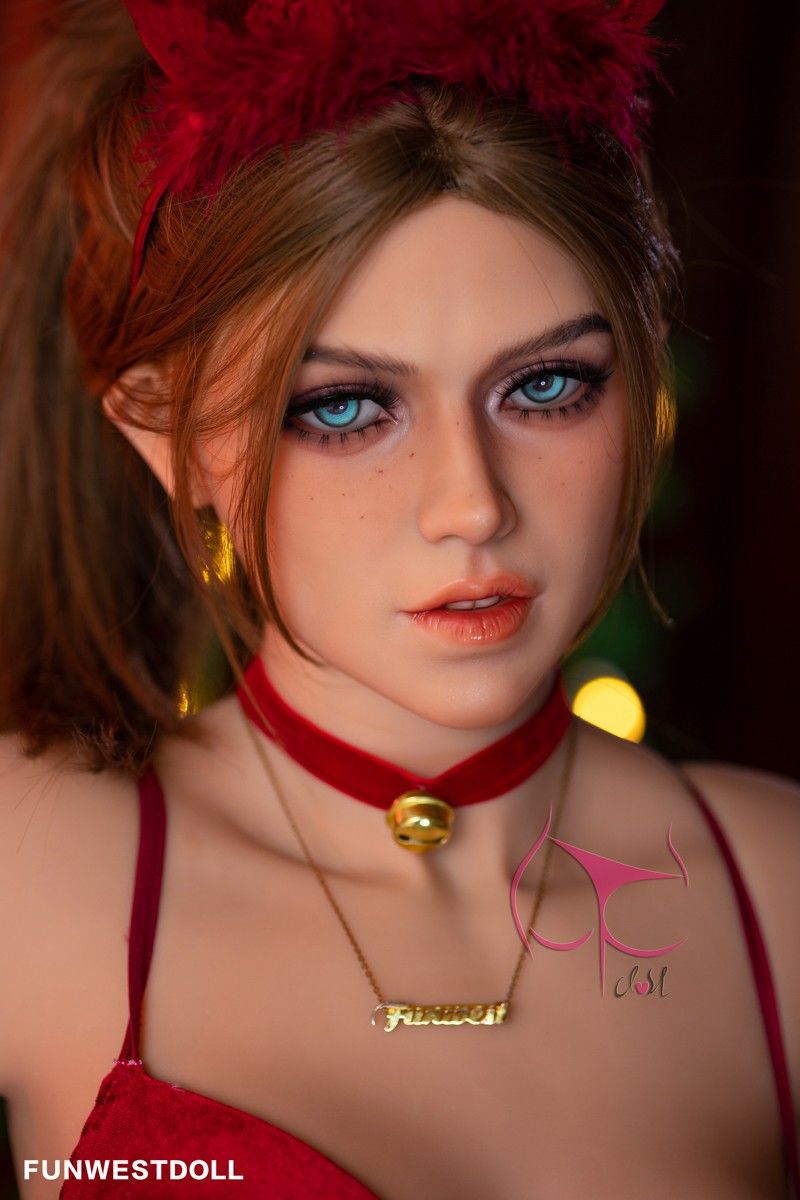 FunWest Doll 159cm (5ft2") Small Breast Brunette TPE Sex Doll - A-Cup  - Sophiemina