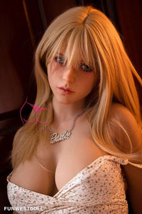 FunWest Doll 162cm (5ft4') F-Cup Barbie-Style Blonde TPE Sex Doll – Tender Fantasy [EU Stock] - Assos