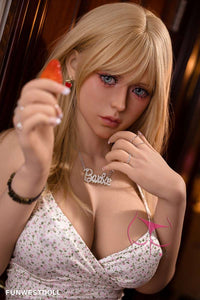 FunWest Doll 162cm (5ft4') F-Cup Barbie-Style Blonde TPE Sex Doll – Tender Fantasy [EU Stock] - Assos