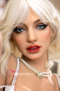 FunWest Doll 162cm (5ft4') F-Cup Hot Frosty Irish Cream TPE Sex Doll - Stella