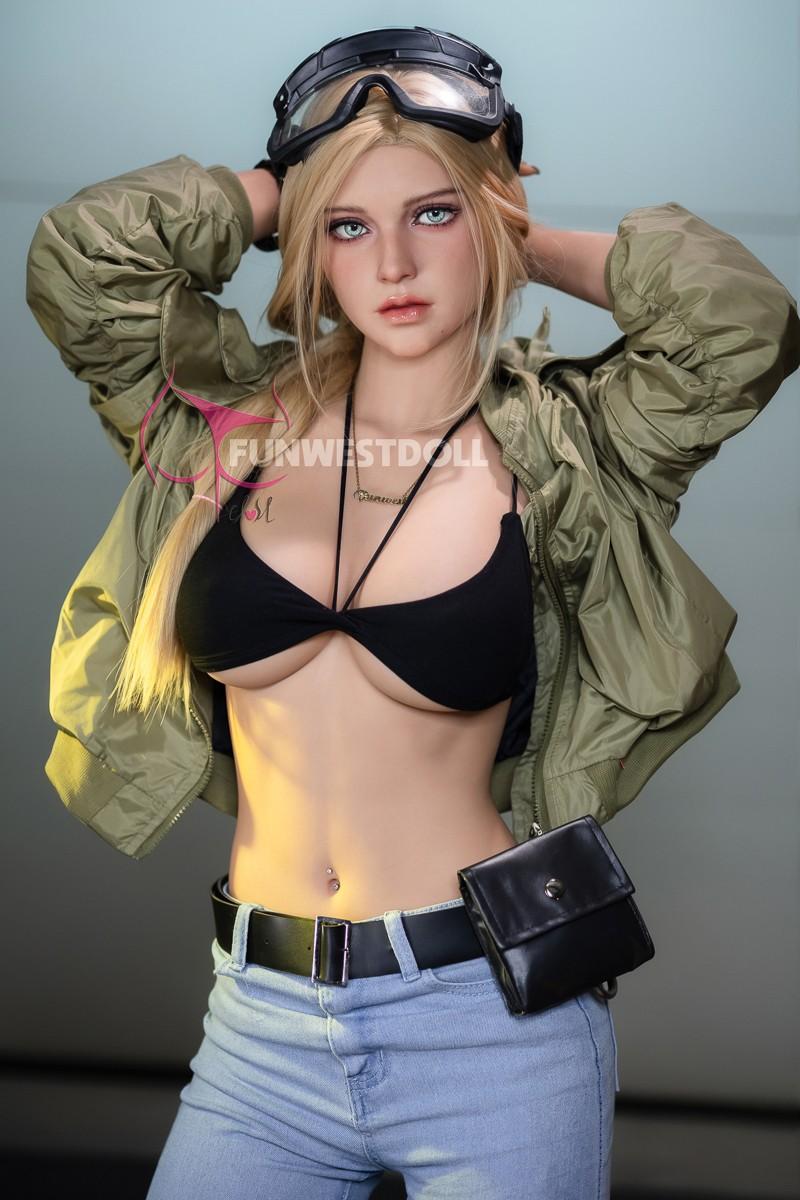 FunWest Doll 162cm (5ft4') F-Cup Tifa Sex Doll Onahole - Bella