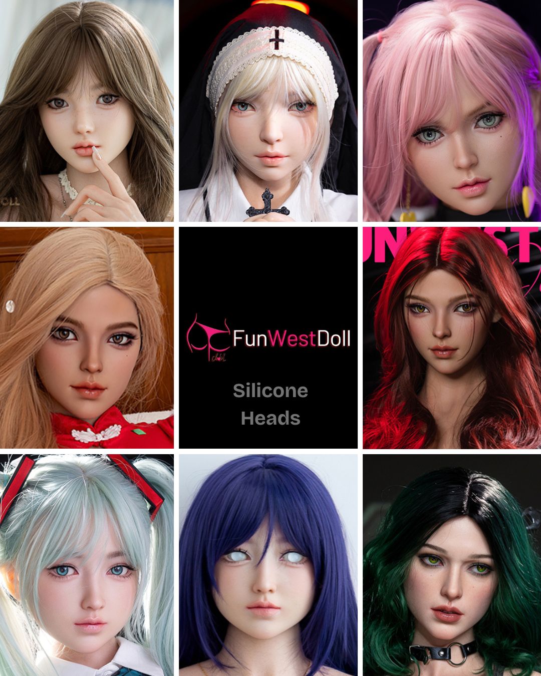 FunWest Doll FunWest Silicone Heads