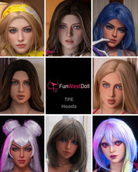 FunWest Doll FunWest TPE Doll Heads
