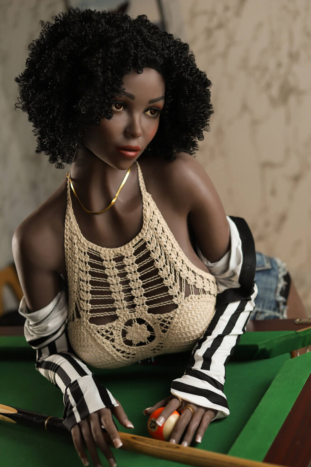 Galaxy Doll 158cm (5ft1") Afro TPE Sex Love Doll - H-Cup - In Stock | US Only