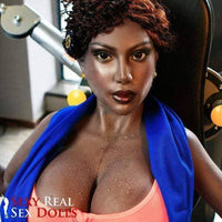 Thumbnail for Hit Doll Black Huge Tits 151cm (4ft11') Silicone Sex Doll