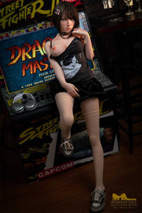 IronTech 148cm (4ft10') PLUS Silicone Mini Sexdoll - Barbie