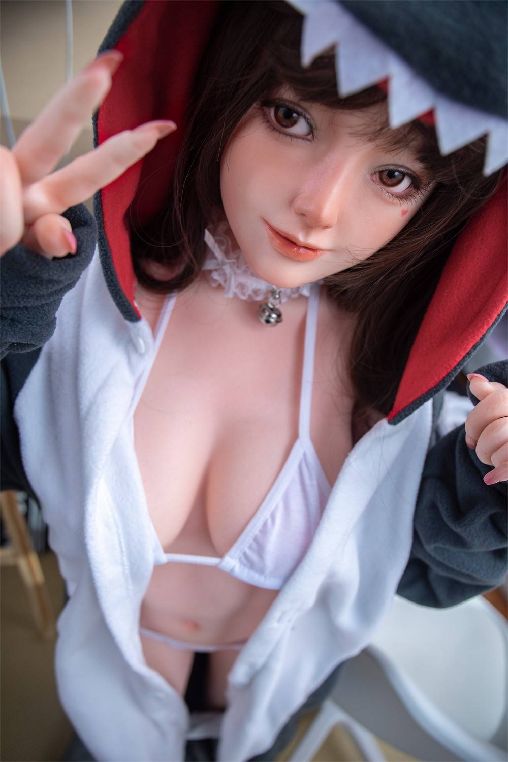 IronTech 148cm (4ft10') PLUS Silicone Tiny Sex Doll - Aona