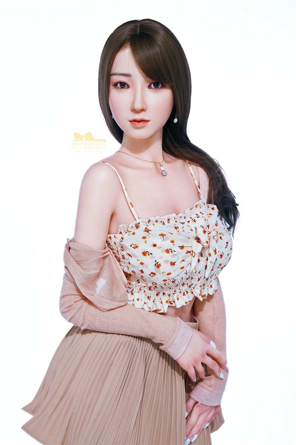 IronTech 153cm (5ft) Petite Beauty with Big Curves Silicone Sex Doll - Candy