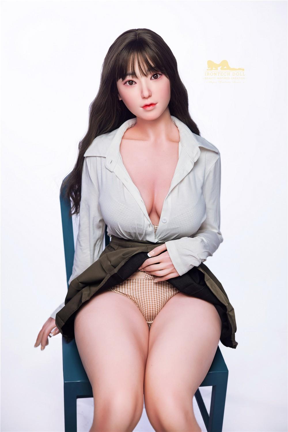 IronTech 153cm (5ft) Tiny Japanese Love Silicone Sex Doll - Miku