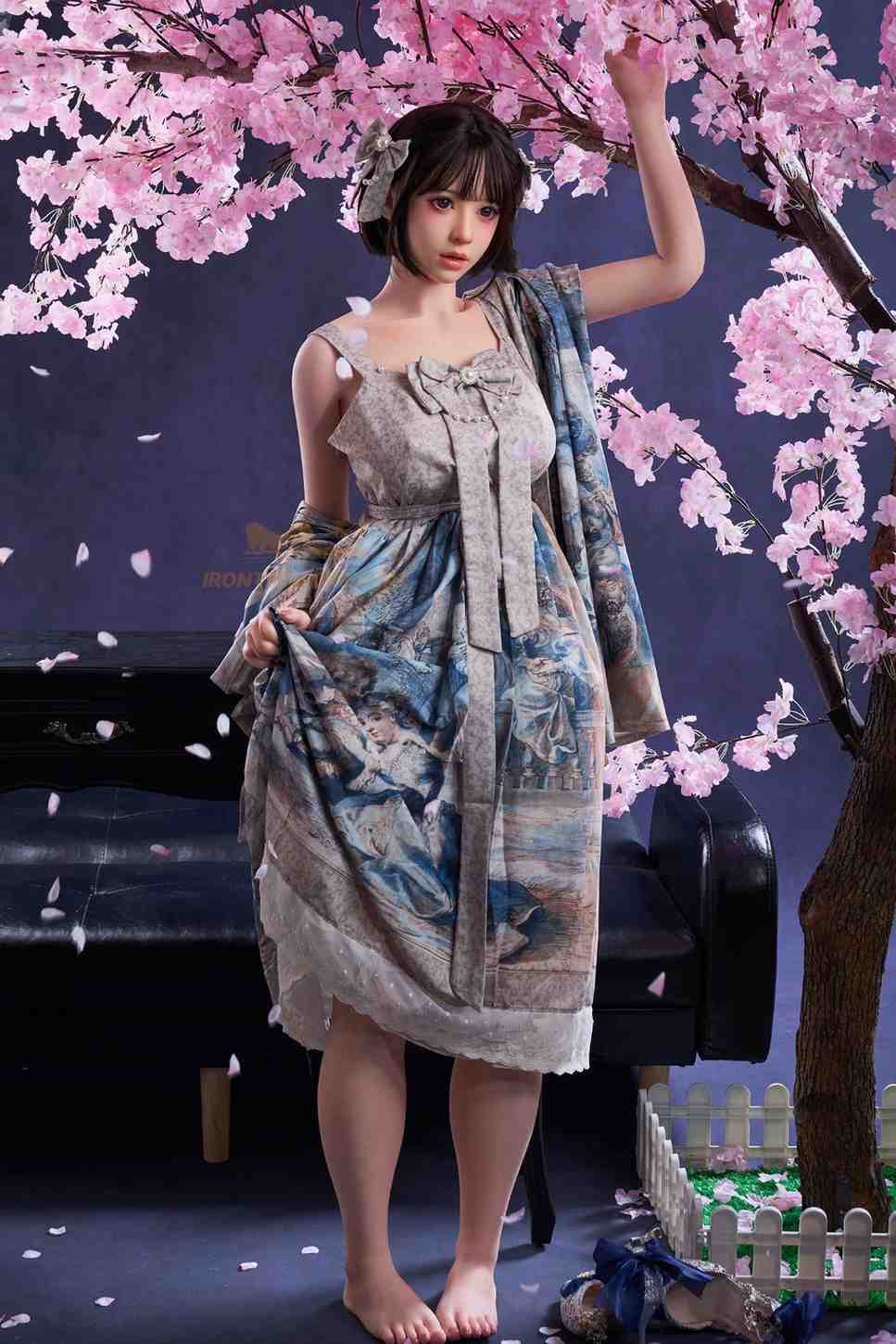 IronTech 153cm (5ft0") ROS MAX Curvy Asian Silicone Sex Doll – E-Cup - Lina
