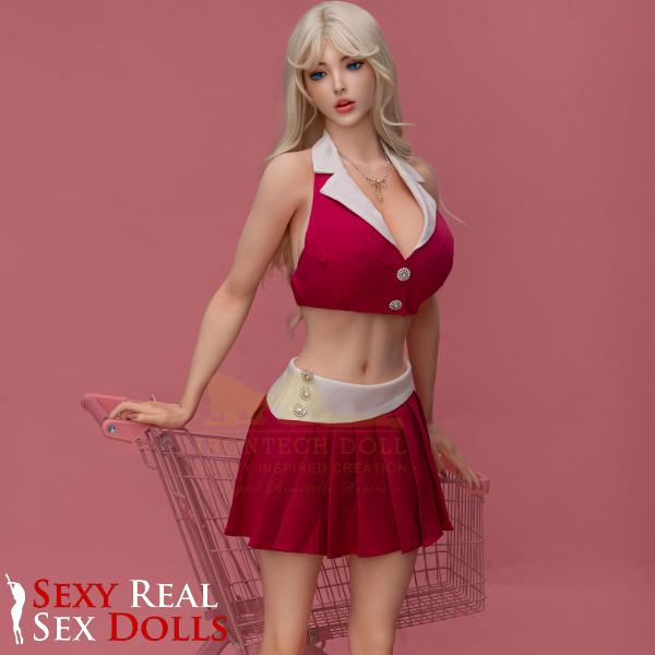 158cm (5ft1') – Real Silicone Lifesize Busty Love Doll - Vanessa, IronTech, , Sexy Real Sex Dolls