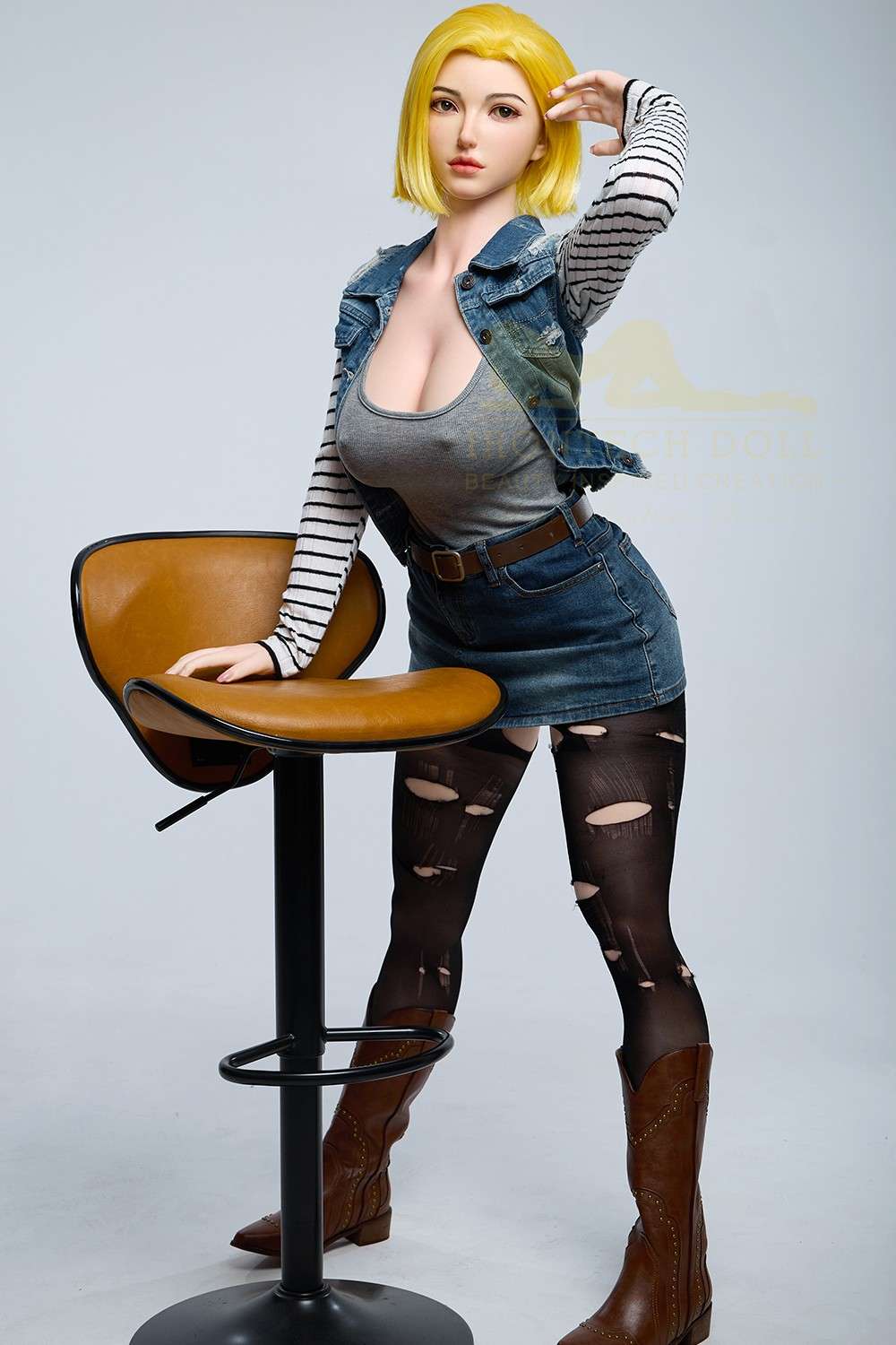 IronTech 159cm (5ft2') Quality Silicone Cartoon Fantasy Love Doll - Joline
