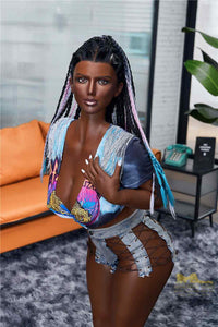 IronTech 160cm (5ft2') Ebony Sexy Silicone Sex Doll - Celine