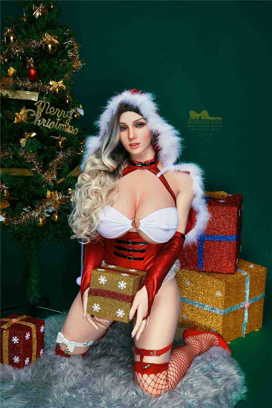 IronTech 160cm (5ft2") Holiday Sex Doll Busty Blonde - Cinderella