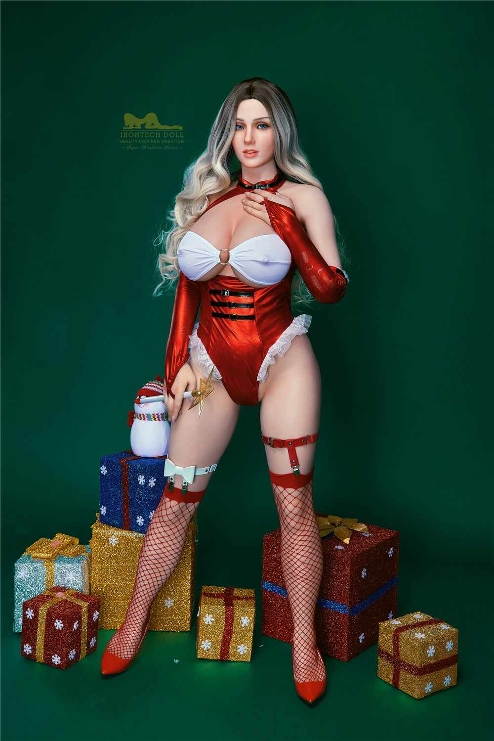 IronTech 160cm (5ft2") Holiday Sex Doll Busty Blonde - Cinderella