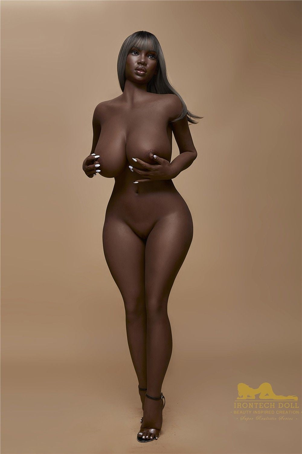IronTech 160cm (5ft2') Seductive Ebony Sex Doll - Penny