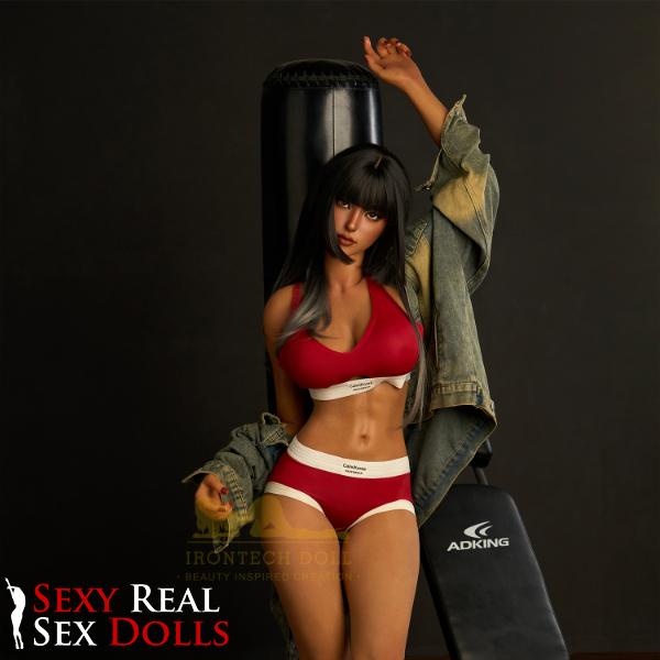 161cm (5ft2') Gym Babe Silicone Sex Doll - Miku, IronTech, , Sexy Real Sex Dolls