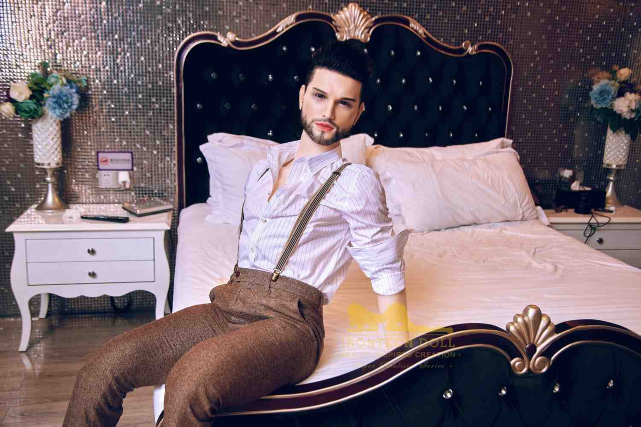 IronTech 162cm (5ft4') Fine Eligible Bachelor with Silicone Head Male Sex Doll- Zayn